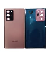 Samsung Uyumlu Note 20 Ultra Arka Kapak Kamera Camlı - Gold