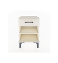 Arges Komodin Tek Raflı Tek Çekmeceli 44x30x64 Aytaşı-Aytaşı