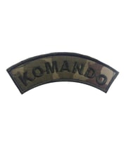 Single Sword Komando Yazılı Nakış Patch - Peç