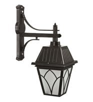 AVONNI BAP-68038-BSY-M1-OP Siyah Boyalı Dış Mekan Aydınlatma E27 Aluminyum Cam 40x23cm