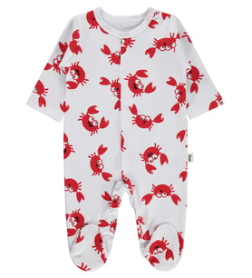 Civil Baby Yengeç Empirme 1-9 Ay Tulum - Beyaz