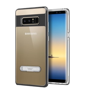 Buff Galaxy Note 8 ile Uyumlu Air Bumper Kılıf Space Gray