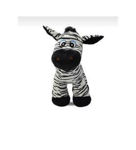 Sevimli Zebra Peluş Oyuncak Hediyelik Uyku Arkadaşı 30 cm (Çok Renkli)