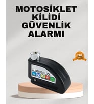 Ekonomik Alarm Disk Kilidi Motosiklet Scooter Bisiklet Güvenlik