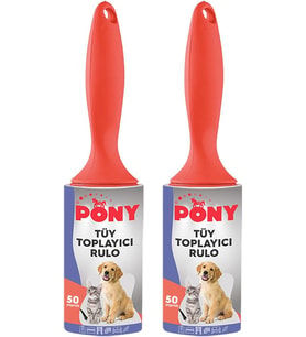 Pony Tüy Toplayici Rulo 2 Li̇ Set Kedi̇
