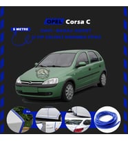 Opel Corsa C Oto Araç Kapı Koruma Fitili 5metre Parlak Mavi Renk