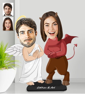 Kişiye Özel Sevgili Ahşap Biblo-30