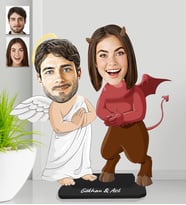 Kişiye Özel Sevgili Ahşap Biblo-30