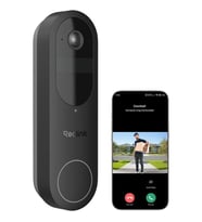 REOLINK 4MP WIFI Dorbell Bataryalı Kapı Zili PoE
