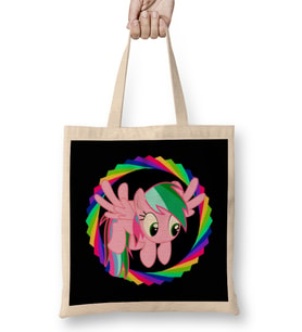 Little Pony Rainbow Dash Bez Çanta Uzun Saplı