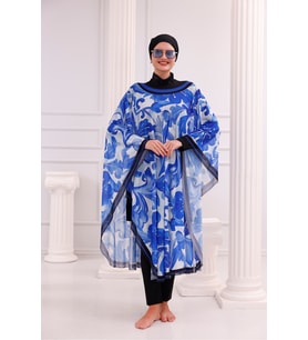 Kimono Pareo - Tesettür Pareo - Akdeniz Model 240x135 Cm