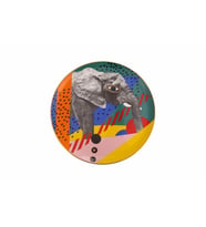 Porland Wild Life Elephant Düz Tabak 28 cm  04ALM005140