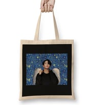Bts Kookie Van Gogh Starry Night Angel Bts Army kpop Bez Çanta Uzun Saplı