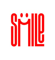 Smile Sticker  17x17 Cm Kırmızı