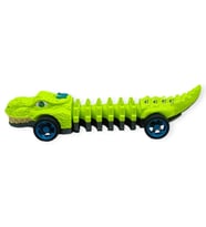Timsah Araba - Otomatik Hareketli Sesli Işıklı 32 cm - Açık Yeşil Timsah - 1 ADET