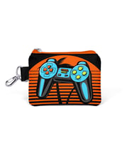 Coral High Kids Gri Turuncu Gamer Desenli Bozuk Para Çantası 21846