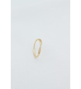 STİL İNCİSİ/XUPING JEWELRY ÇAPRAZ SONSUZLUK ZİRKON TAŞLI YÜZÜK