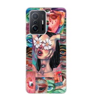 Xiaomi Mi 11T - 11T Pro Uyumlu Aesthetic Vintage Tasarımlı Şeffaf Telefon Kılıfı