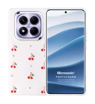 Microsonic Xiaomi Redmi Note 14 Pro Plus Kılıf PrettyCharm Cherry (Kırmızı)