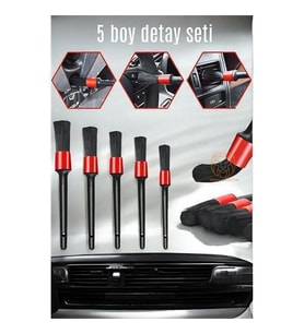 TransForMacion 5 Boy Araç Detay Temizlik Fırça Seti Slalom Design 429052