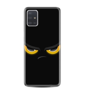 Samsung a71 A72 A73 A7 A9 2018 C7 C9 Kılıf Desenli Silikon Black Eyes 1644