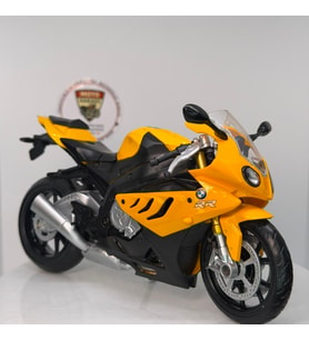 BMW S1000 RR - 1:12 Ölçek (18cm) Sarı Lisanslı Diecast Motosiklet Modeli
