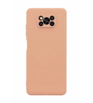 Xiaomi Poco X3 Nfc Kılıf Içi Kadife Mat Ve Ipeksi Yüzey Lüx Silikon Lansman Kapak - Bej