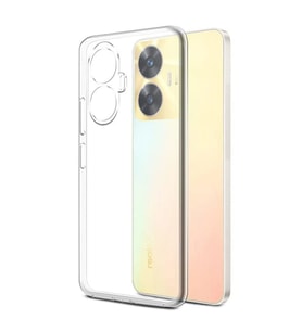 Kvy Realme C55 Kamera Korumalı Süper Silikon Kılıf