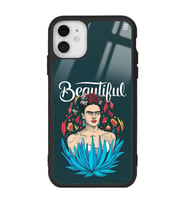 iPhone 11 Beautiful Frida Kahlo Tasarımlı Glossy Telefon Kılıfı