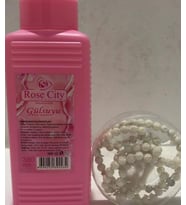 RoseCity Sentetik Gülsuyu 380ml Alana RoseCity Gül Kokulu 99lü Beyaz Namaz Tesbih Hediye
