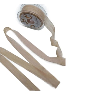 Nopel Keten Kurdele 2.5 Cm  (20 Metre)  Sütlü Kahve