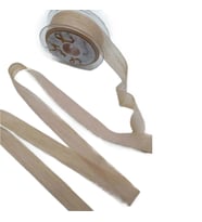 Nopel Keten Kurdele 2.5 Cm  (20 Metre)  Sütlü Kahve