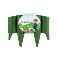 Omnipazar SO-IBC3 Eko İstanbul Bahçe Çiti 4'lü Set 31x23 cm Yeşil