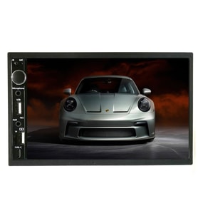 Twogo Go 3377 7 Inch Double Teyp Carplay Andorid Auto Bluetooth/USB/4x60W/Geri Görüş Kamerası (Siyah)