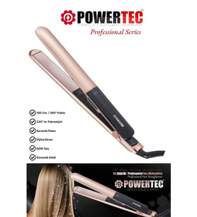 Powertec TR-2860 Seramik Saç Şekillendirici Düzleştirici