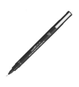 UNİ 200 PİN ÇİZİM KALEMİ 0.3mm KIRMIZI