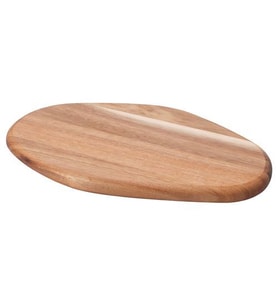 Kesme Tahtası Masif Akasya MeridyenDukkan Ölçü 28x19 Cm Servis-Sunum-Kesim Tahtası (KAHVE)