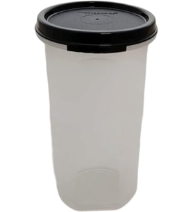 Tupperware Circular 650 Ml Siyah Yumurta Kabı Yuvarlak Kutu Kuru Saklama Stoku Dekorasyon Geri Sihir