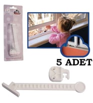 Pencere Çocuk Kilidi Pencere Kilidi Pencere Havalandırma Kolu Bebek Çocuk Güvenlik 5 Adet