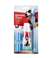 Dental Care Köpek Diş Fırçası Seti Dental Care Köpek Diş Macunu ve Bakım Seti 4 Lü