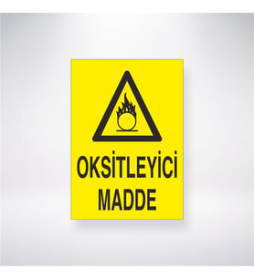 Oksitleyici Madde 21x28 Arkası Yapışkanlı Levha