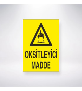 Oksitleyici Madde 21x28 Arkası Yapışkanlı Levha