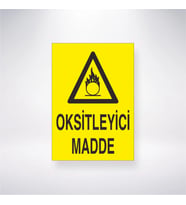 Oksitleyici Madde 21x28 Arkası Yapışkanlı Levha