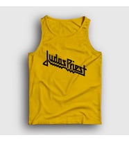 Presmono Unisex Siyah Logo Judas Priest Atlet