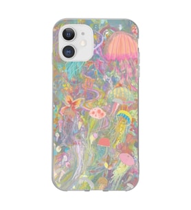 Iphone 11 Uyumlu Deniz Anası Tasarımlı Şeffaf Telefon Kılıfı