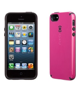 Speck CandyShell iPhone SE/5S/5 ile Uyumlu Sert Kılıf Pembe -Siyah SPK-A1815