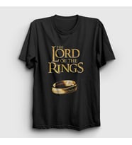 Presmono Unisex Siyah Cover Yüzüklerin Efendisi The Lord Of The Rings T-Shirt 252748tt