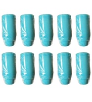 Omeyva Renkli Sert Mika Plastik Kristal Bardak - Turkuaz - 6 Oz / 180 CC - 250 Adet