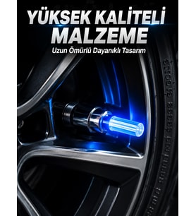 4 Adet LED Lastik Sibop Işığı Otomobil İçin Hareket Sensörlü