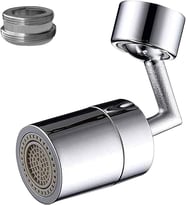 Home 720 derece döndürülebilir musluk akış regülatörü, musluk havalandırıcı, 22 mm iç dişli ve dış dişli mutfak/banyo musluğu başlığı